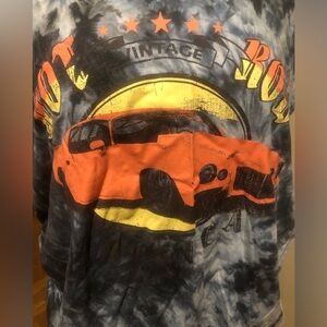 EUC 4X NO Boundaries Hot Rod Ty dye Tshirt